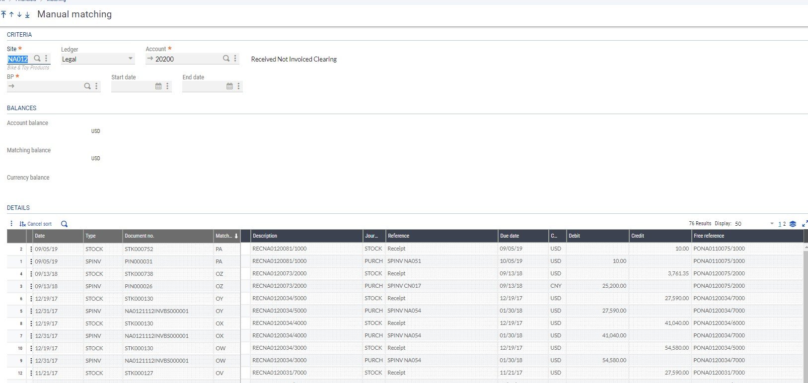 How to Setup Automatic Matching to Reconcile RNI in Sage X3